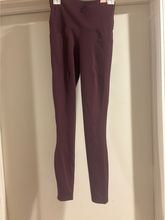 CALIA by Carrie Underwood Pants - NWT CALIA PowerMove High Rise 7/8 Leggings XXS Burgundy Pockets